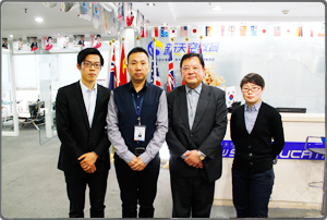 访问团参观新天空教学区